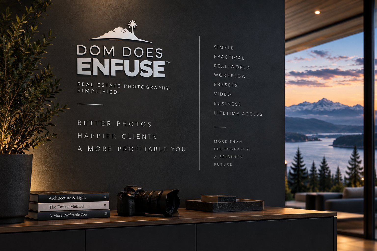 Dom Does Enfuse: simple, practical, real-world workflow for better photos, happier clients and a more profitable you